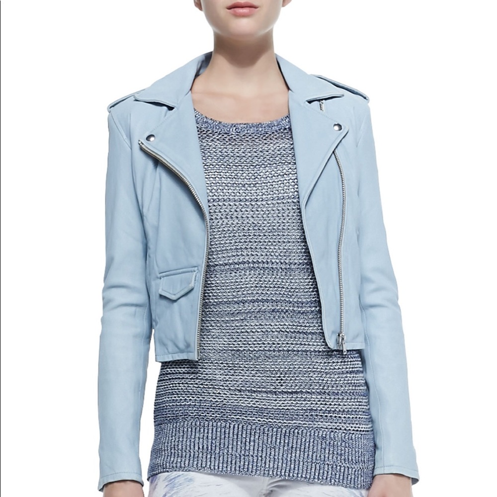 Iro Ashville Zip-Front Moto Jacket FR 40